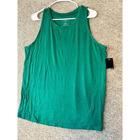 Débardeur Torrid Femme Taille 3 Gris Léger Manches Courtes Décontracté